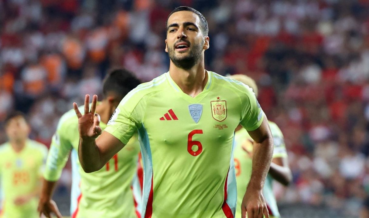 Hattrick Merino Bawa Spanyol Menang Telak!