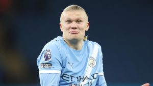 Haaland Lampaui Rekor Gol Ronaldo di Liga Inggris