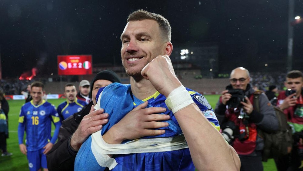 Bosnia Lolos Piala Dunia, Dzeko: Untuk Sahabat Kecilku!