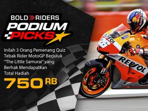 Selamat! Ini Pemenang Kuis Bold Riders Podium Picks 'Tebak Rider MotoGP'