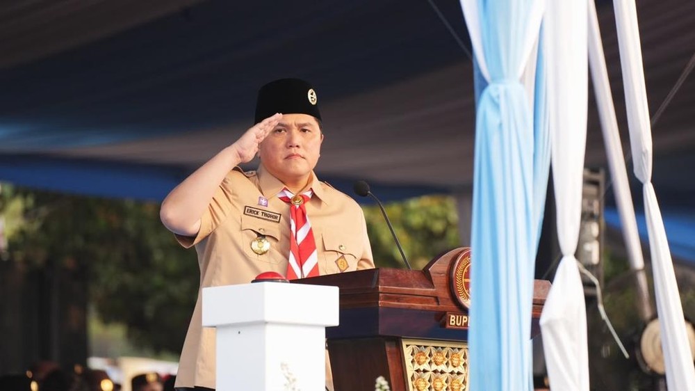 Erick Thohir Gembleng Pramuka: Siap Jadi Juara Indonesia Emas? 1 Erick Thohir Gembleng Pramuka: Siap Jadi Juara Indonesia Emas?
